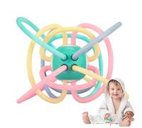 Duroecsain Palla sensoriale per bambini, palline per dentizione per bambini,Giocattolo per masticazione sensoriale per il dei denti | Attività di sequestro 'esplorazione colorata