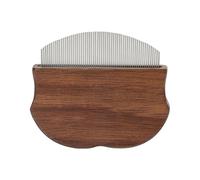 Duroecsain Pettine Per La Eliminazione Dei Capelli Morti Dei Cani,Pettine In Legno Con Manico Curvo Per Gatti In - Strumento Di Governamento Rimuove Burro Per Cuccioli Gatti Cavalli Conigli Razze