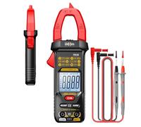 Duroecsain Pinza Amperometrica, Tester AC Intelligente 4000 Conteggi, Multimetro Digitale Senza Contatto per Elettricista Corrente Tensione DC AC, Elettrico Casa Garage Officina Industriale