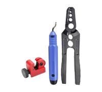 Duroecsain Pioggia riparatrice a tubo piatto, pinza più rotonda a tubo in rame, 3 pezzi 6 fori manuali in rame Rounder - Crivent taglierina utensile a mano per il giorno del Ringraziamento, Natale