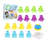 Duroecsain Puzzle di mattoncini da costruzione, gioco di pensiero prescolare, gioco educativo per interazione, genitori, bambini, per feste come Pasqua, compleanno