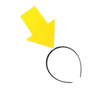 Duroecsain RETAGGIO DEL CARAME, Cerchietto del marchio esclamativo | Esclamazione Marca Fascia per capelli Arrowhead - per capelli novità, decorazione elastica della testa del cerchio per la