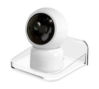 Duroecsain Ripiano per Baby Monitor,Piccola Mensola Sospesa | Supporto Fisso Senza Fori Per Telecamera Di Sicurezza,Per Bagno Ufficio Camera Appartamento Affitto Finestra