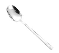 Duroecsain Scoop da dessert lungo, scoop per | Cucchiai di zucchero in acciaio inossidabile - Strumento per mescolare cappuccino, scoop a manico lungo resistente al calore per mescolare il