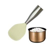 Duroecsain Scooper di riso, spatola di riso,Cucchiaio in piedi in silicone antiaderente | Utensili da cucina resistenti al calore, utensili da cucina multifunzionali per la zuppa, servizio