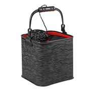 Duroecsain Secchio per pesci, contenitore portatile da 13 litri, secchio multifunzione per esche per pesci, per fiumi stagni escursionismo all'aperto laghi, barca padre principianti, uomini donne