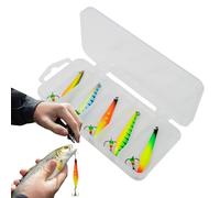 Duroecsain Set per la su ghiaccio - 5 esche da realistiche riflettenti - per la su ghiaccio - Per gettare nel fiume lago acqua acqua salata