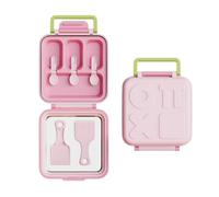 Duroecsain Stampi per Ghiaccioli e Gelati | 2 In 1 Stampi Per Yogurt Fatto In Casa,Accessorio Multifunzionale Per Cucina E Preparazione Dolci Per Riunioni Familiari Attività Con Amici E Genitori-Figli