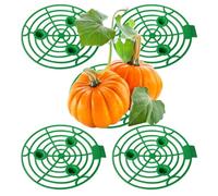 Duroecsain Supporto per angurie, stabile supporto circolare, 5 pezzi, contenitore per la coltivazione di angurie, adatto per zucca, caramelle, verdure e fragole, fattoria, giardino, cortile