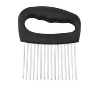 Duroecsain Supporto per tagliacipolla - Taglierina per cipolla - Batticarne manuale in acciaio inox utensile da cucina per tagliare il al limone