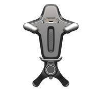 Duroecsain Supporto per telefono per auto con morsetto di ventilazione, supporto in silicone antiscivolo | supporto per telefono per ventilazione dell'aria | per famiglie amici, donne auto veicolo