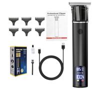 Duroecsain Tagliacapelli da uomo, tagliacapelli per il corpo | Rasoio elettrico senza fili per barba - Tagliacapelli professionale ricaricabile impermeabile per il taglio di