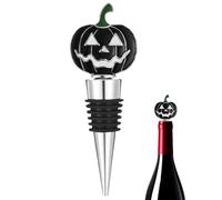 Duroecsain Tappo Vino | Metallo Decor Tappo Halloween Sigillante Vino,Conservante Spumante Tenuta Sicura Decor Bibite Per Casa Festa Sala