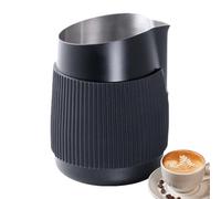 Duroecsain Tazza per schiumatore di latte, a vapore per , pentola a vapore per tazza da cappuccino da 420 ml, per schiuma di latte in acciaio , per caffè , cappuccino