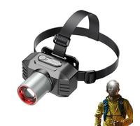 Duroecsain Torcia frontale - Lampada frontale ricaricabile | Torcia frontale con grande potenza e luce brillante a 3 modalità per escursionismo caccia campeggio attività notturne