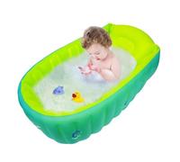 Duroecsain Vasca da bagno per bambini, vasca per bambini | Vasca da bagno gonfiabile per bambini piccoli,Supporto per anca antiscivolo, protezione della colonna, cose per bambini da 0 a 5 anni