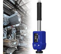 Durometro digitale Leeb, tester portatile con 7 scale di conversione, misurazione a 360° e 9 set di dati per acciaio, ghisa, leghe di alluminio