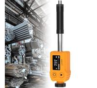 Durometro digitale Leeb, tester portatile con 7 scale di conversione, misurazione a 360° e 9 set di dati per acciaio, ghisa, leghe di alluminio