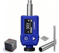 Durometro portatile per metalli Kit durometro Leeb ad alta precisione 7 in 1 Misurazione precisa a 360° per la lavorazione industriale dei metalli(LS252DC)