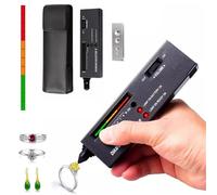 Durometro, Tester professionale for diamanti ad alta precisione, 2/3 pietre preziose, strumento di selezione e, indicatore LED for, penna prova,Uso industriale