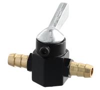 Duronge Rubinetto per benzina, interruttore per rubinetto della benzina, universale, 8 mm, compatibile con scooter, ciclomotori, moto, quad (nero)