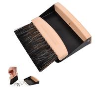 Duronge Set Scopa E Paletta da Tavolo, Spazzola da Tavolo Magnetica In Legno, Mini Paletta E Scopa A Mano, Set di Spazzole da Tavolo Piccole Per La Pulizia di Tavoli, Sporco E Polvere