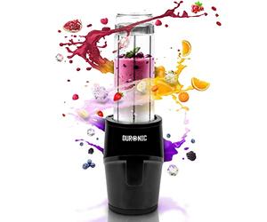 Duronic BL510 Mini Frullatore Elettrico 500W Borraccia 570ml Smoothie | Smoothie Blender Compatto per Frullati, Smoothie, Proteine e Frutta, Frullatore Portatile da Cucina per Fitness BPA Free