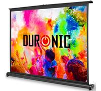 Duronic DPS40 /43 Schermo di proiezione 40” formato 4:3/86 X 61 cm Telo da scrivania telo proiettore da tavolo telo da proiezione per interni/esterni Full HD 3D 4K - Home cinema home theater ufficio
