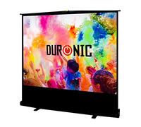 Duronic FPS80 /43 schermo di proiezione 80” formato 4:3 / 163 X 122 cm - telo proiettore retrattile auto-portante per videoproiettore Full HD 3D 4K - Home cinema home theater ufficio