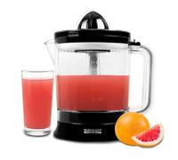 Duronic JE416 Spremiagrumi elettrico 40W, Estrattore 1,6 L, Spremiagrumi automatico con filtro regolabile, Spremitore per agrumi con 2 coni, per succo di arancia limone lime pompelmo