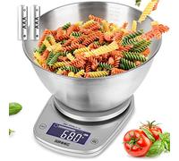 Duronic KS5000 SR/SS Bilancia da Cucina 5 kg Bilancia elettronica con