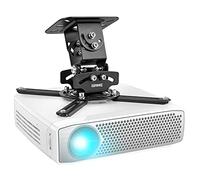 Duronic PB03XB Supporto universale per proiettore 13.6kg distanza dal soffitto 154mm montaggio parete/muro/soffitto staffa videoproiettore per casa ufficio sale riunioni
