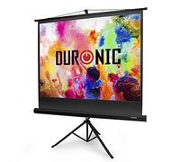 Duronic TPS50 /43 Schermo di proiezione 50” formato 4:3/102 X 76 cm - telo proiettore con piedistallo treppiede per videoproiettore Full HD 3D 4K - Home cinema home theater ufficio