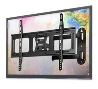 Duronic TVB109M Supporto TV da parete per TV da 32”a 70” portata 35kg | VESA MAX 600 x 400 mm con braccio girevole ed estendibile da 4 a 50cm | Staffa snodata inclinabile per TV o monitor