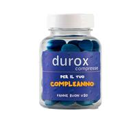 DUROX Compresse Blu Compleanno - Scherzo Wiagras Goliardico per Compleanno Uomo - Idea Regalo Divertente per Compleanno - Confetti Blu al Cioccolato - FANNE BUON USO - Confezione Simpatica