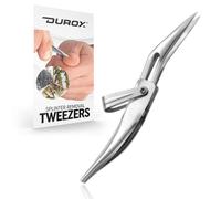 DUROX - Pinzette per Schegge, Ideali per il Kit di Rimozione Schegge, Pinzetta a Punta per Schegge, Pinzetta Pieghevole EDC con Portachiavi per Rimuovere Facilmente Schegge.