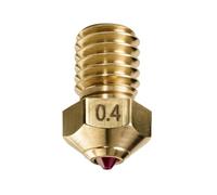 DUROZZLE Ugello rubino E3D V6 0,4 mm per stampante 3D Prusa i3 MK3S/MINI, Anycubic i3 Mega/Kobra/Kobra Neo e più, temprato e resistente all'abrasione