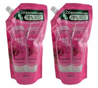 Dusch Das Gel Doccia Magnolia Ricarica 2 X 500ML 0% Microplastiche Duschdas