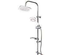 Duschy Dolphin set doccia a parete con soffione cromo 455-90