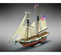 Dusek Mamoli MV50 Newport, wooden model kit, scale 1:57