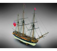 Dusek Mamoli MV58 H.M.S.Surprise, wooden model kit, scale 1:75