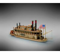 Dusek MiniMamoli MM13 Mississippi, wooden model kit, scale 1:206