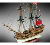 Dusek MiniMamoli MM18 H.M.S. Endeavour, wooden model it, scale 1:143