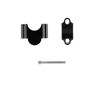 DUSHUO 1 Paio di Morsetti Sollevamento Manubrio Universali per Moto per Manubri da 22 Mm/28 Mm Manubrio Riser Moto(22mm Black)
