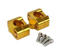 DUSHUO Morsetti per Manubrio da 22 Mm E 28 per Moto Adattatori per Riser per Parti di Modifica per Pit Bike Motocross 7/8" 1-1/8" Manubrio Riser Moto(Color-0G)