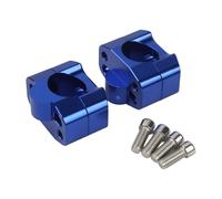 DUSHUO Morsetti per Manubrio da 22 Mm E 28 per Moto Adattatori per Riser per Parti di Modifica per Pit Bike Motocross 7/8" 1-1/8" Manubrio Riser Moto(Blue)