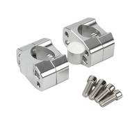 DUSHUO Morsetti per Manubrio da 22 Mm E 28 per Moto Adattatori per Riser per Parti di Modifica per Pit Bike Motocross 7/8" 1-1/8" Manubrio Riser Moto(Color-S)