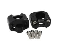 DUSHUO Morsetti per Manubrio da 22 Mm E 28 per Moto Adattatori per Riser per Parti di Motocross 7/8" 1-1/8" per Pit Bike ATV Manubrio Riser Moto(Black)