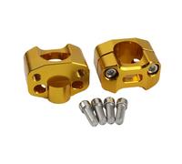 DUSHUO Morsetti per Manubrio da 22 Mm E 28 per Moto Adattatori per Riser per Parti di Motocross 7/8" 1-1/8" per Pit Bike ATV Manubrio Riser Moto(Color-0G)