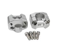 DUSHUO Morsetti per Manubrio da 22 Mm E 28 per Moto Adattatori per Riser per Parti di Motocross 7/8" 1-1/8" per Pit Bike ATV Manubrio Riser Moto(Color-S)